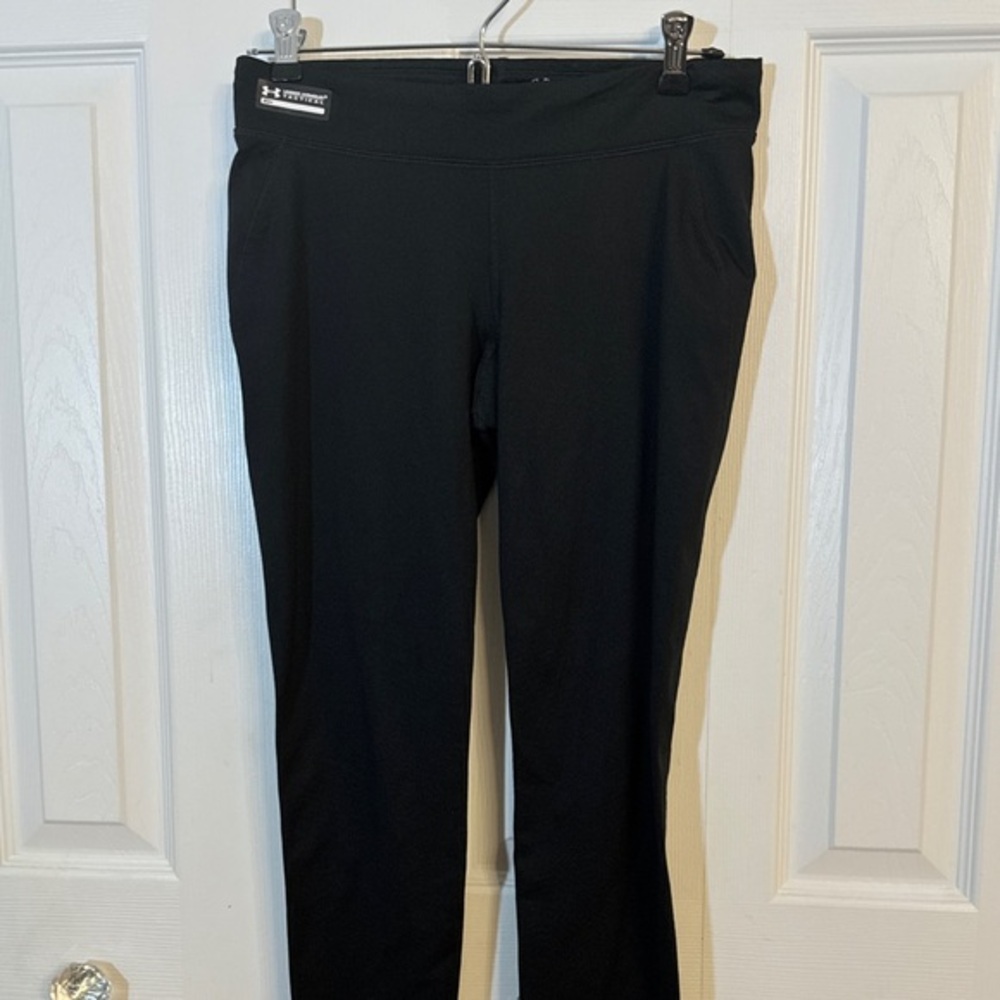 Under Armour Black Leggings ColdGear Sz Small EUC AB